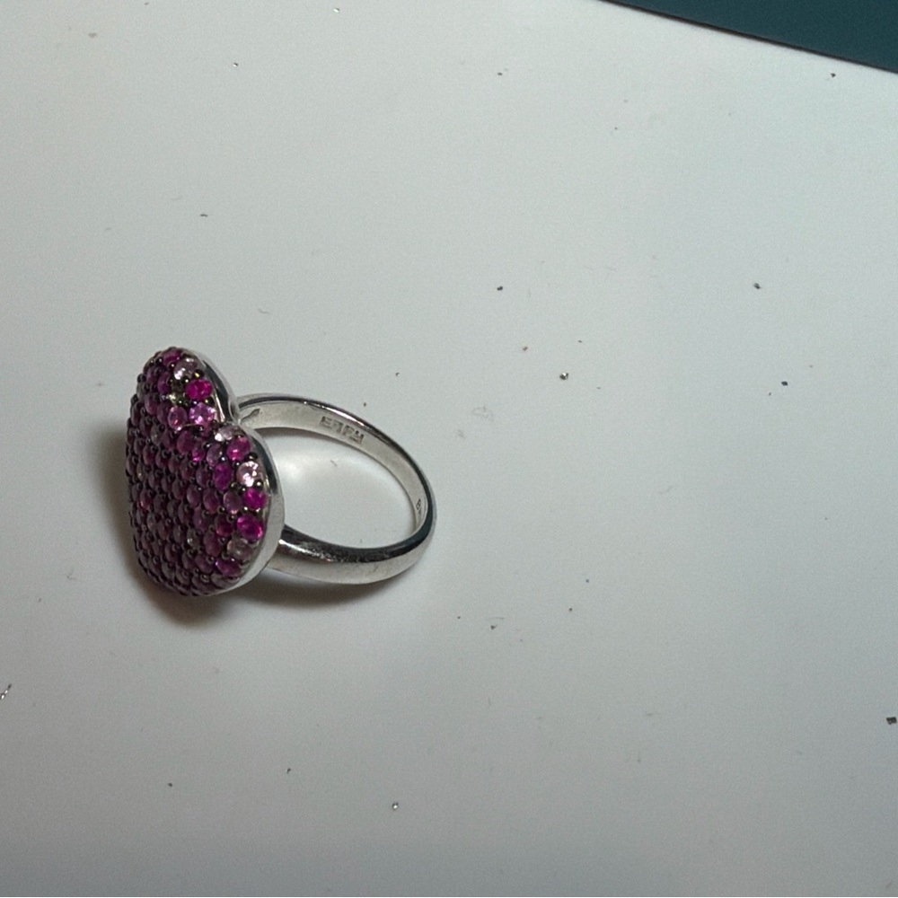 Effy Pink Heart Ring - Picture 5 of 6